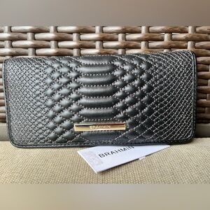NWT HTF Brahmin Ady in Black Lorrell Wallet